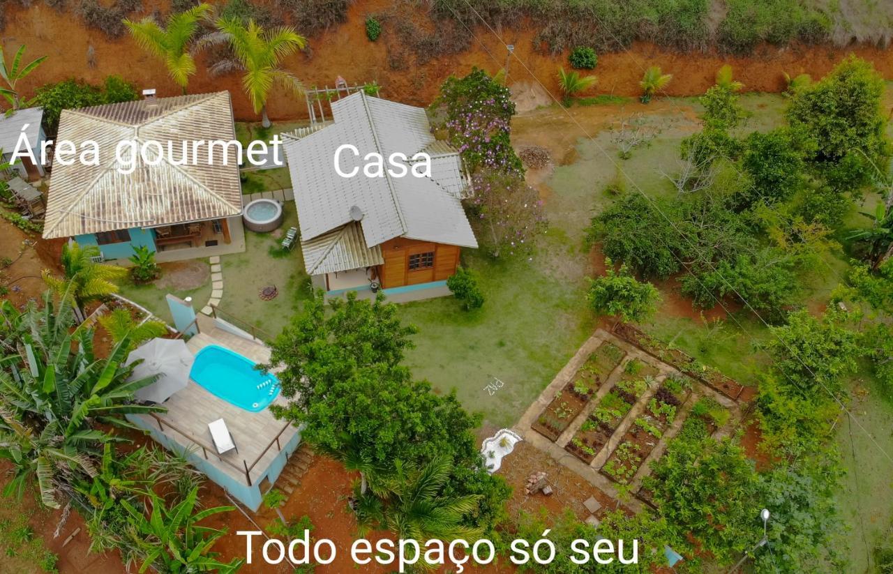 Chale Vista Da Mata Dm, 5Km Centro Domingos Martins, Wi Fi, Fibra Optica, Spa Aquecido, Split, Privacidade, Aceita Pets Luaran gambar